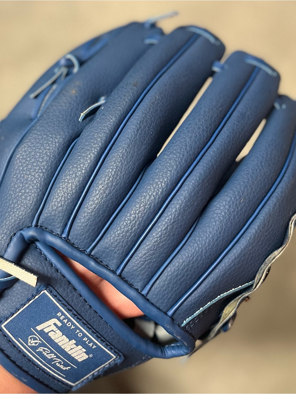 Navy blue Franklin Sports 9-inch Teeball glove